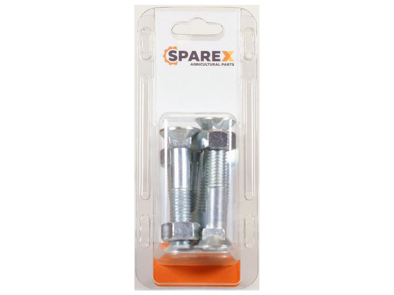 Agripak 6 pcs. Countersunk Bolt & Nut M12 x 65mm Image 1