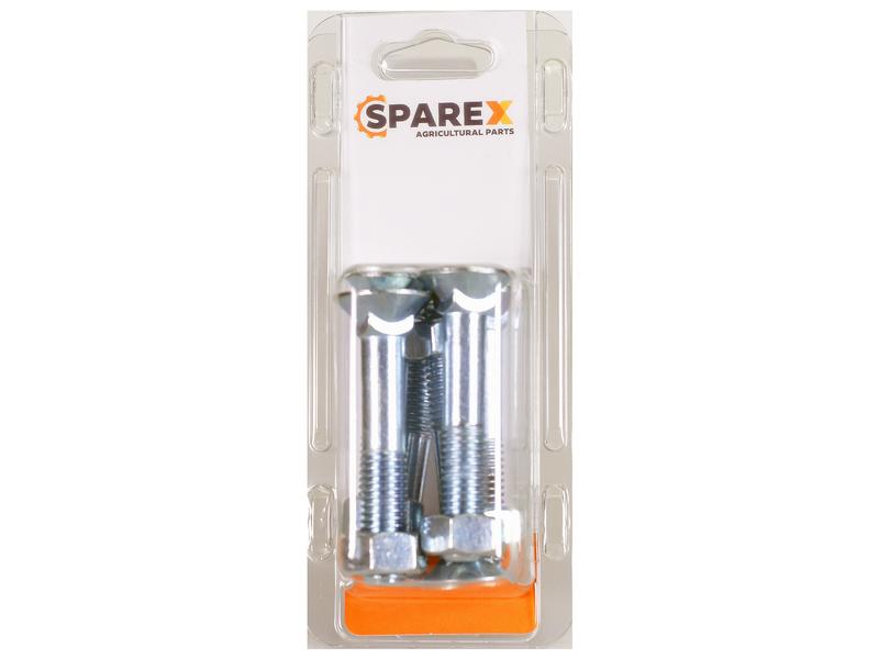 Agripak 6 pcs. Countersunk Bolt & Nut M12 x 70mm Image 1
