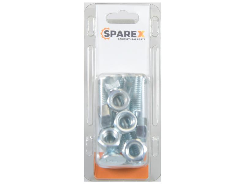 Agripak 6 pcs. Countersunk Bolt & Nut M12 x 80mm Image 1