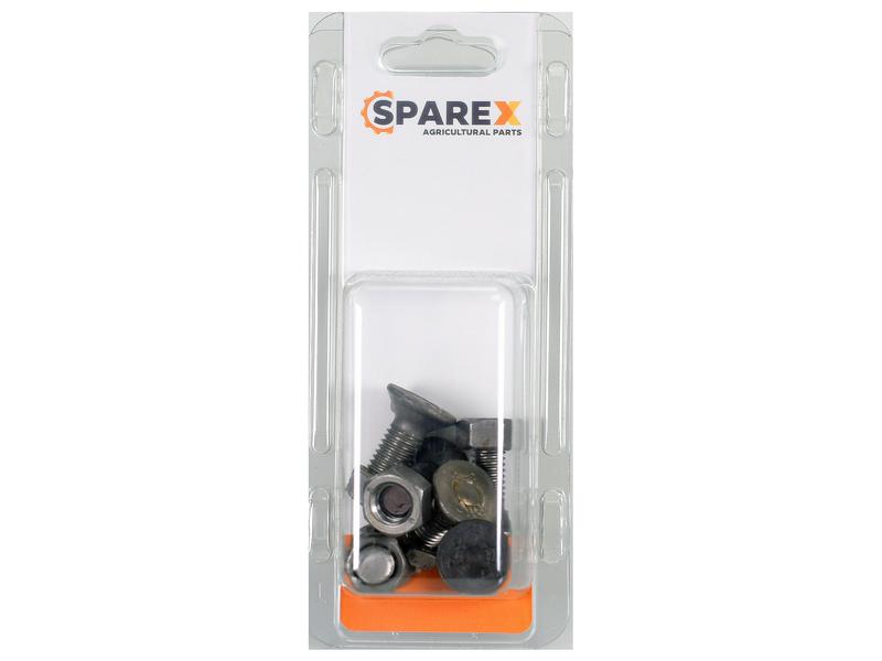 Agripak 6 pcs. Countersunk Bolt & Nut M10 x 30mm Image 1