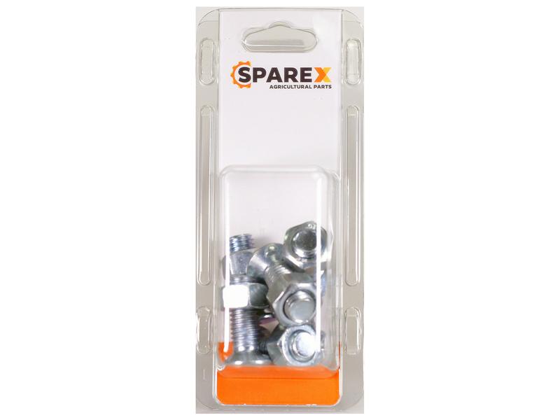 Agripak 6 pcs. Countersunk Bolt & Nut  - M12 x 35mm Image 1