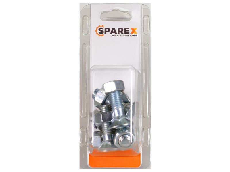 Agripak 6 pcs. Countersunk Bolt & Nut M12 x 40mm Image 1