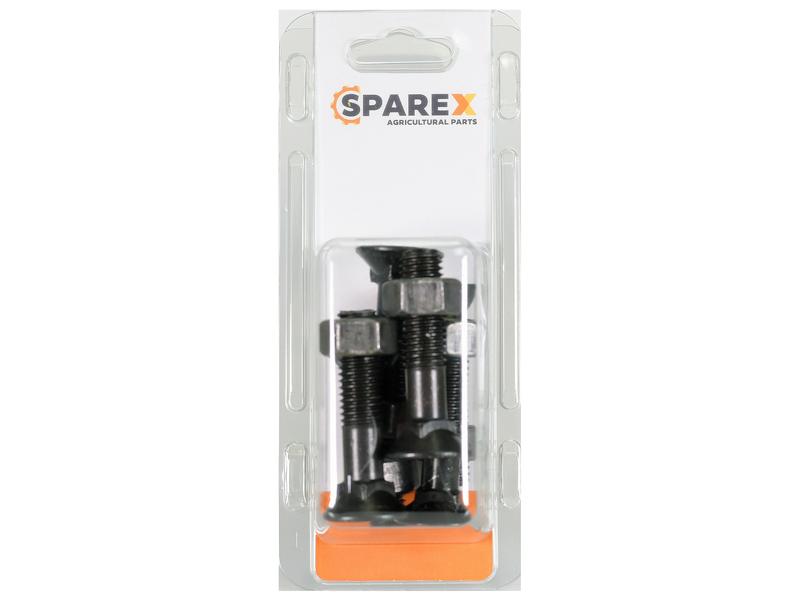 Agripak 6 pcs. Countersunk Bolt & Nut M12 x 55mm Image 1