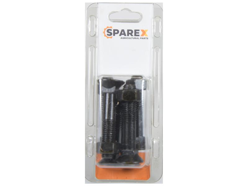 Agripak 6 pcs. Countersunk Bolt & Nut M12 x 60mm Image 1