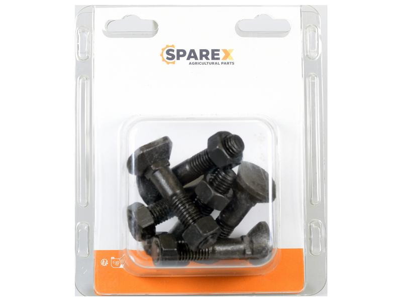 Agripak 6 pcs. Rhead Bolts&Nuts - M12 x 60mm Image 1