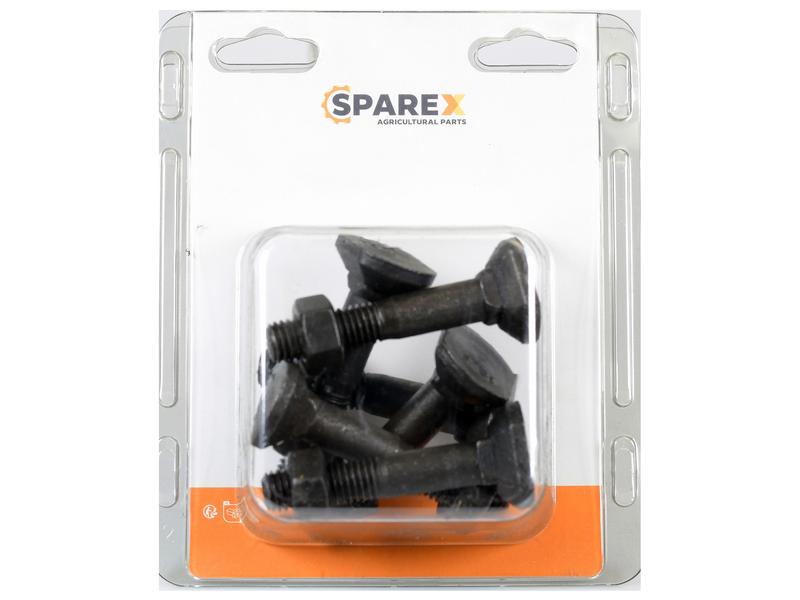 Agripak 6 pcs. Rhead Bolts&Nuts - M12 x 70mm Image 1