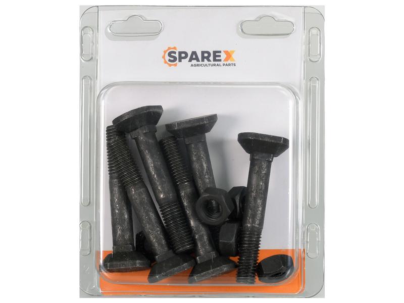 Agripak 6 pcs. Rhead Bolts&Nuts - M12 x 80mm Image 1