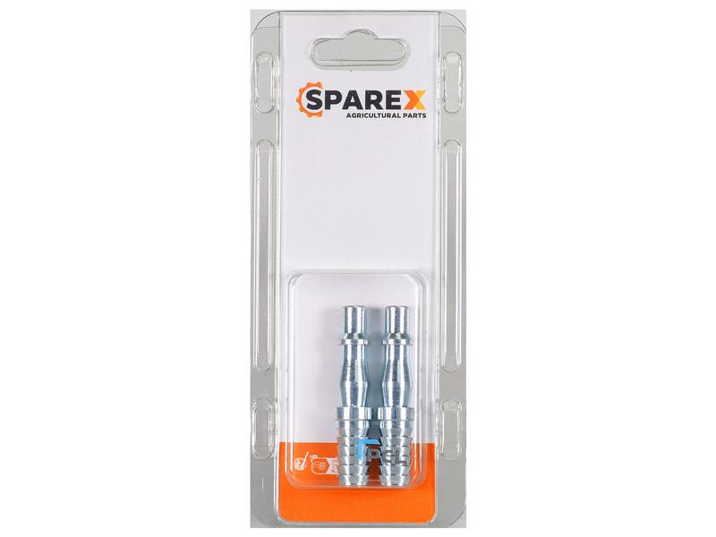 Agripak  2 pcs. 1/4\'\' letkun pää 1/4\'\' BSPT letkun uroskierteeseen Kuva 1