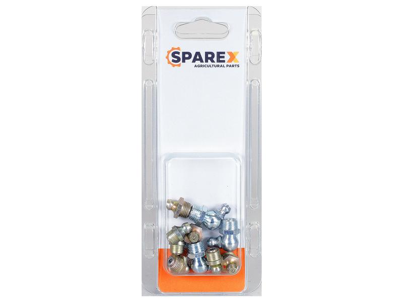 Agripak 10 stk. Sortiment Smørenipler (tommer) Billede 1