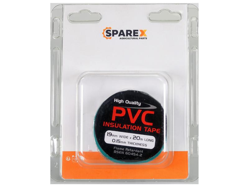 Agripak 1 pc. Ruban isolant PVC 19mm x 20m Vert Image 1