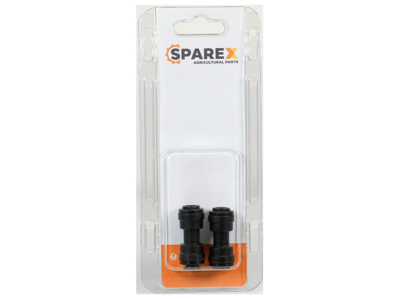 Agripak 2 pcs. Equal Straight Connector 6mm Image 1