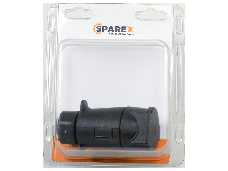 Agripak 1 pc. 7 Pin Cable Fitting Trailer Socket (Female) with Weather Shield Plastic Image 1