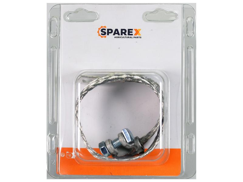 Agripak Battery Strap Earth/Negative (Clamp) 380mm Image 1