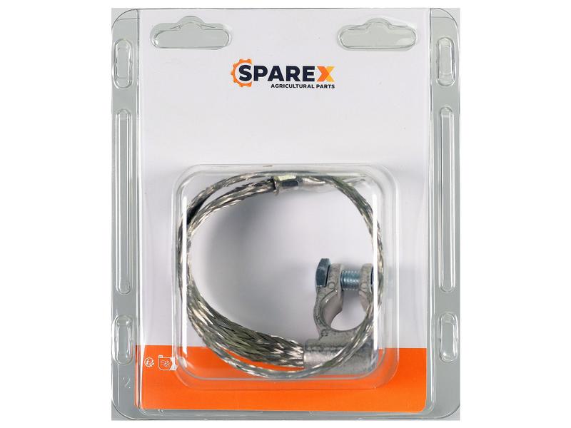 Agripak Battery Strap Earth/Negative (Clamp) 400mm Image 1