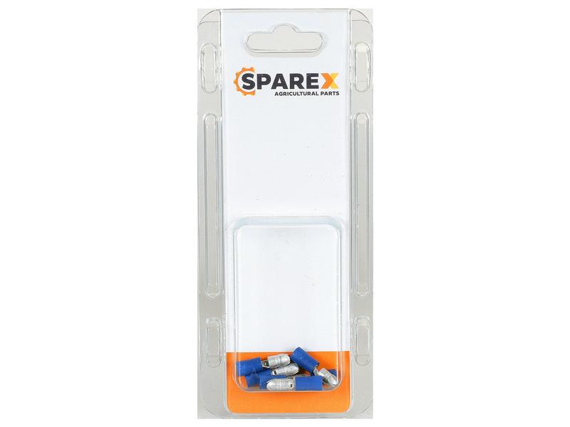 Agripak 6 un. Term. pré-isolado - Macho, 5.0mm, Azul Imagem 1