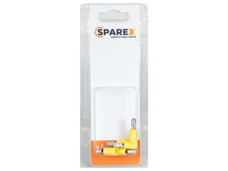 Agripak 6 Stk. Kabelschuh - Stecker, 5.0mm, Gelb Bild 1