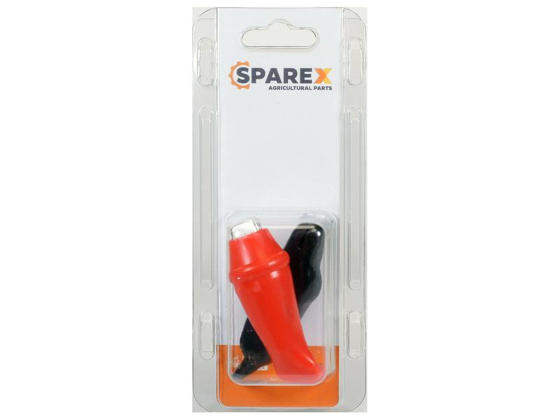 Agripak 2 pcs. Crocodile Clip - 20 Amps, Red Black Image 1