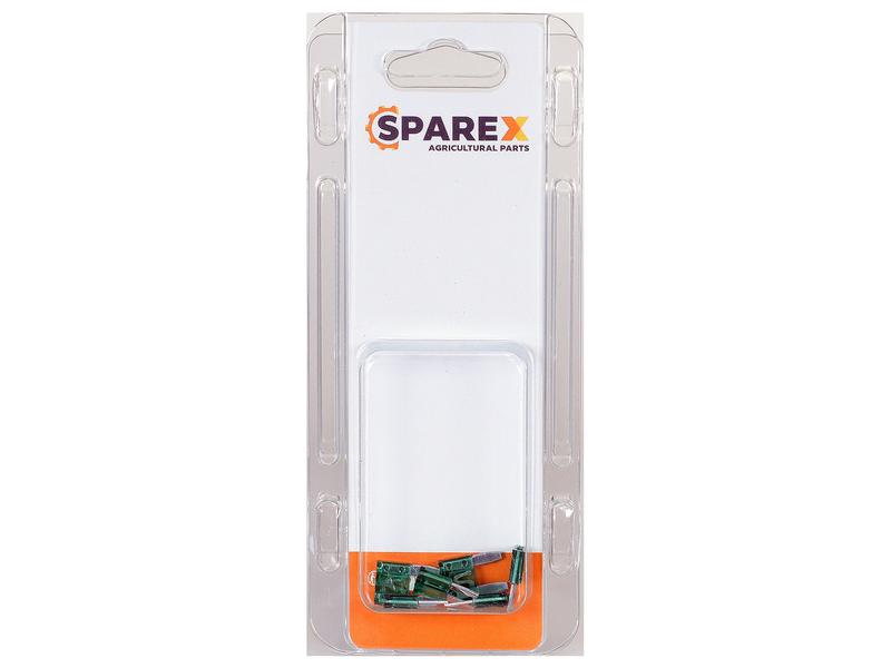 Agripak 6 stk. Mini Sikring 30A Grøn Billede 1