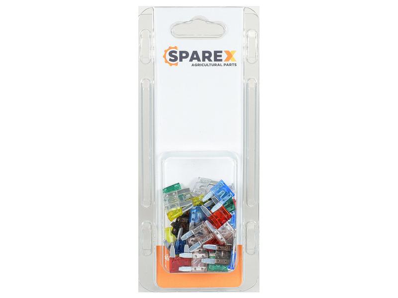 Agripak 40 pcs. Mini Blade Fuse 5.0, 7.5, 10, 15, 20, 25, 30A Assorted Image 1