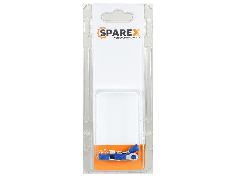 Agripak 6 pcs. Förisolerad kabelsko ring, 5.3mm, Blå Bild 1