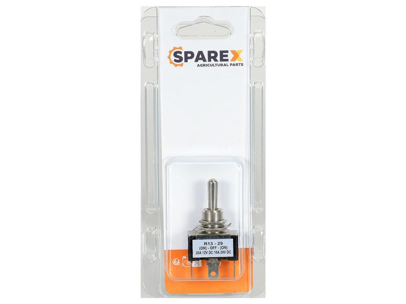 Agripak 1 pc. Toggle Switch (On)/Off/(On) Sprung Centred Image 1