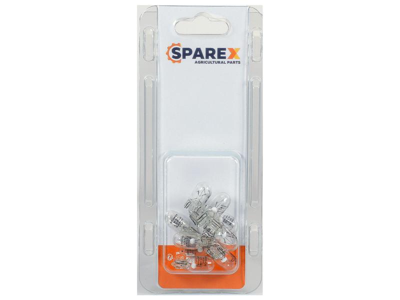 Agripak 10 pcs. Bulb 12V, 3W, W2.1x9.5d Image 1