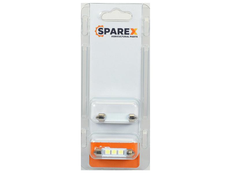 Polttimo (LED) C5W, 12V, 1W, SV8.5-8 (Agripak 2 pcs.) Kuva 1