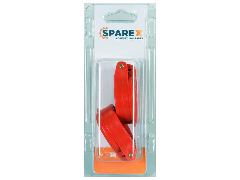 Agripak 2 pcs. Faster Dust Cap 1/2\'\' Red Image 1