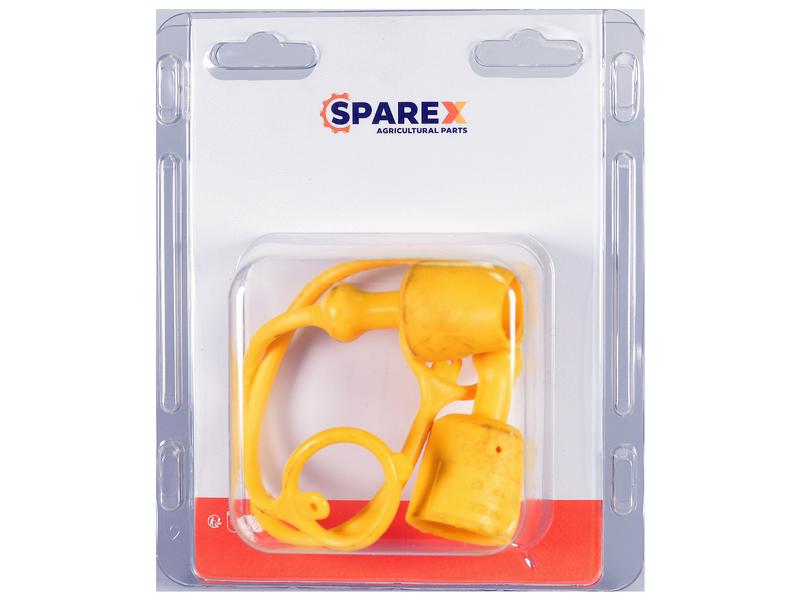 Agripak 2 pcs. Faster Dust Cap 1/2\'\' Yellow Image 1