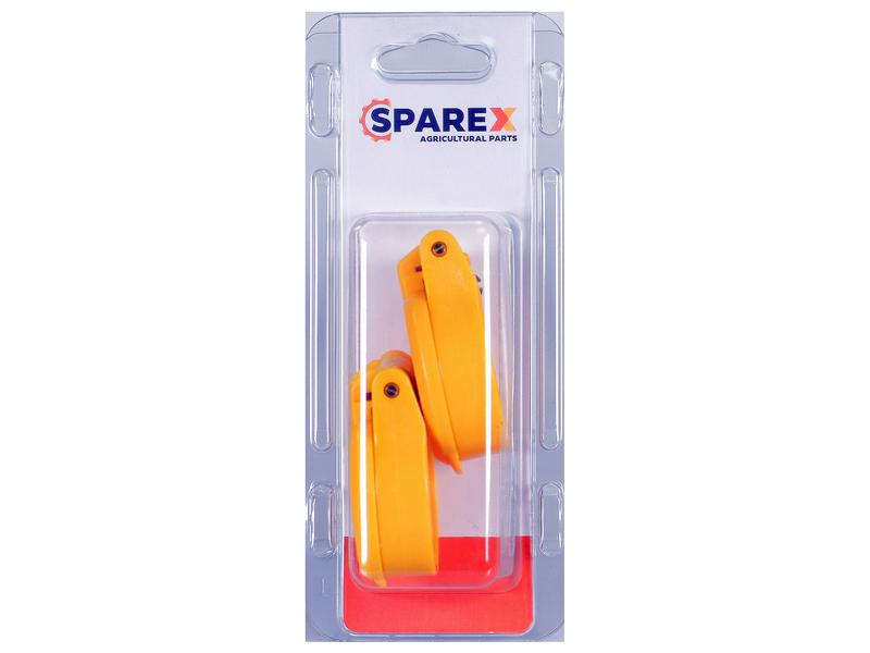 Agripak 2 pcs. Faster Dust Cap 1/2\'\' Yellow Image 1