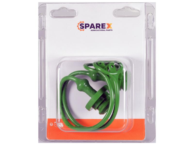 Agripak 2 pcs. Faster Dust Plug 1/2\'\' Green Image 1