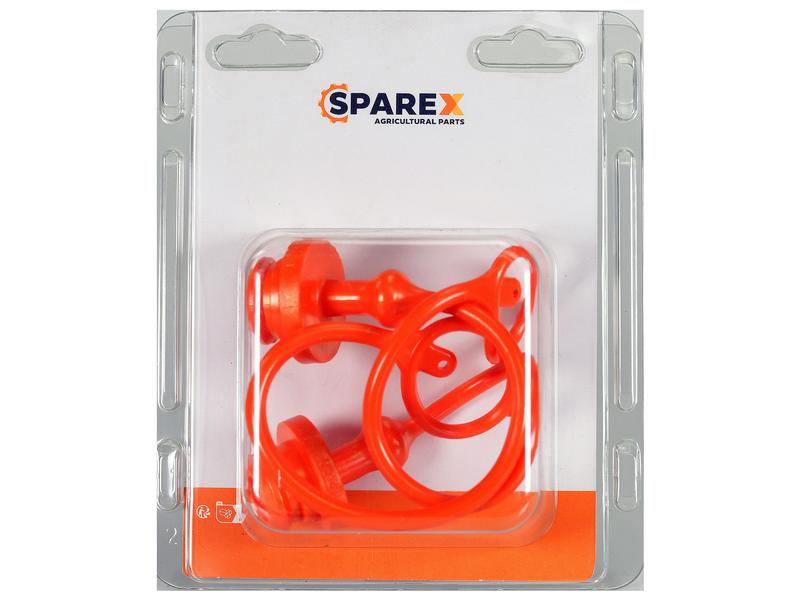 Agripak 2 pcs. Faster Dust Plug 1/2\'\' Orange Image 1