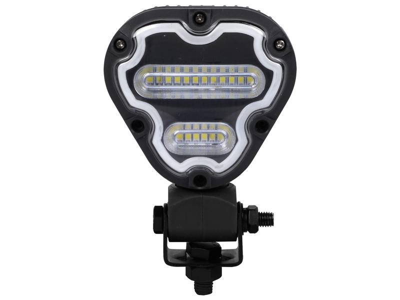 FlexiGlow Work Light, Triangular LED Multi-coloured, 1800 Lumens Raw, 12-24V Image 1