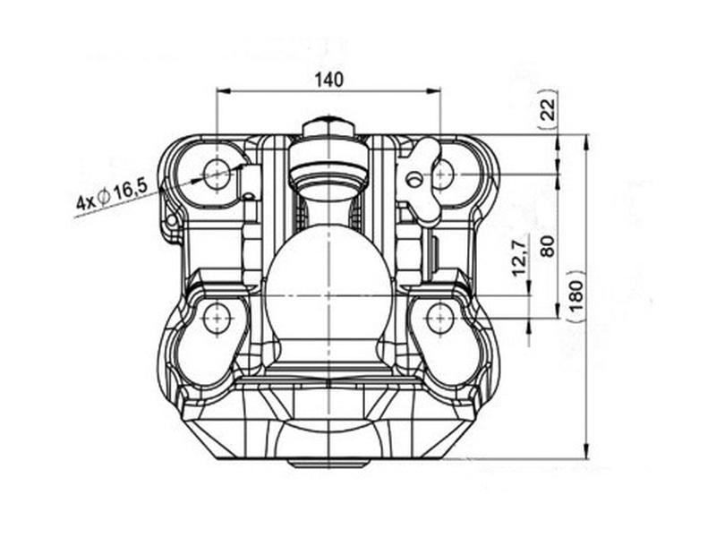 Coupling Flange K80 - M16