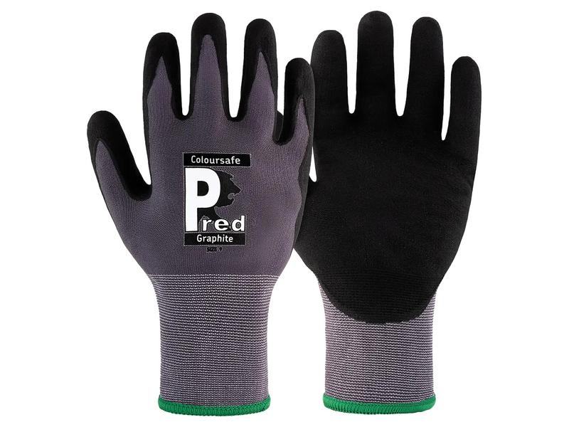 Predator Gloves Graphite Work Gloves 9/L Image 1
