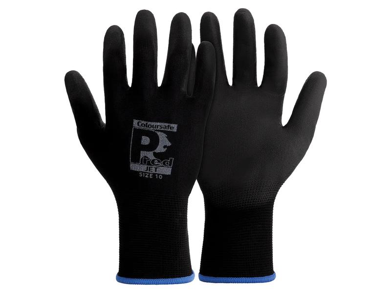 Predator Gloves Jet  Work Gloves 8/M Image 1
