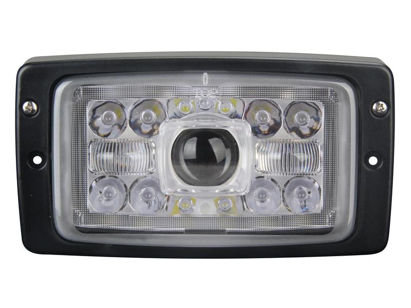 LED Head Light, Interference: Class 3, 2550 - 3492 Lumens Raw, 10-30V Image 1
