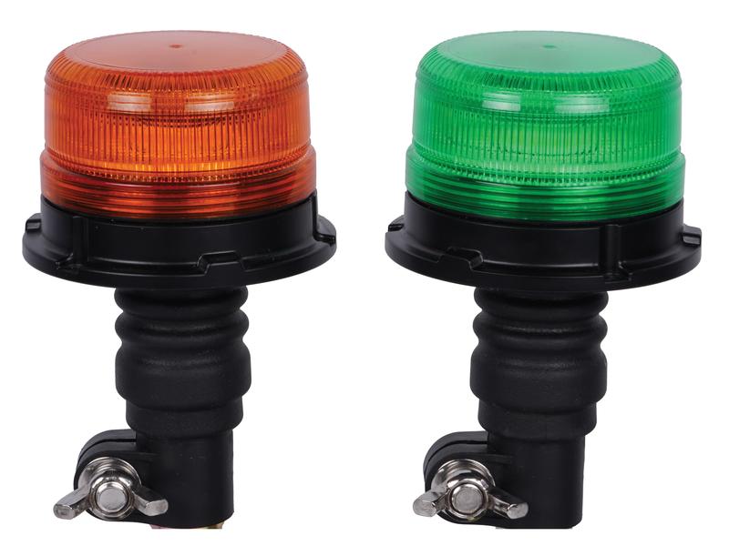 LED Beacon, Amber / Green, Flexible Pin 12-24V Image 1