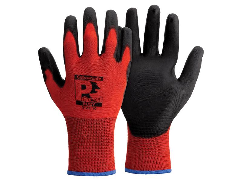 Predator Gloves Ruby Work Gloves 7/S Image 1