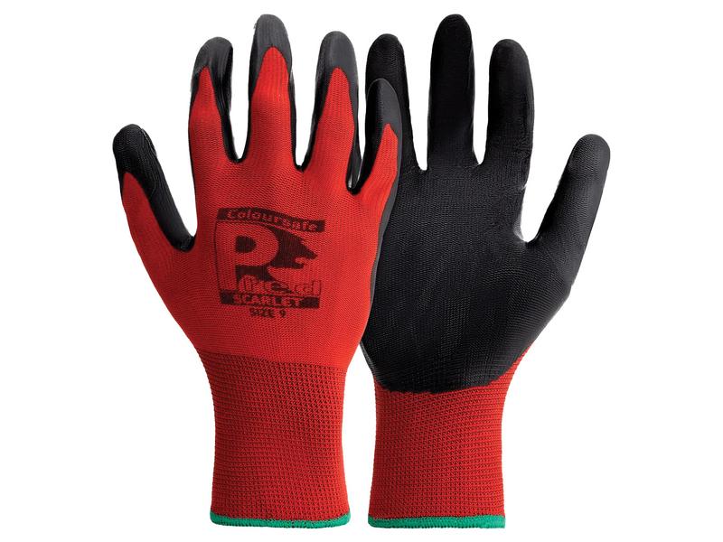 Predator Gloves Scarlet Work Gloves 7/S Image 1