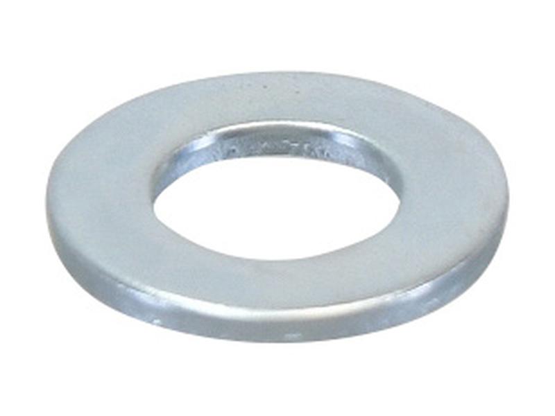 Metric Flat Washer, ID: 10mm, OD: 20mm, Thickness: 2mm (DIN or Standard No. DIN 125) Image 1