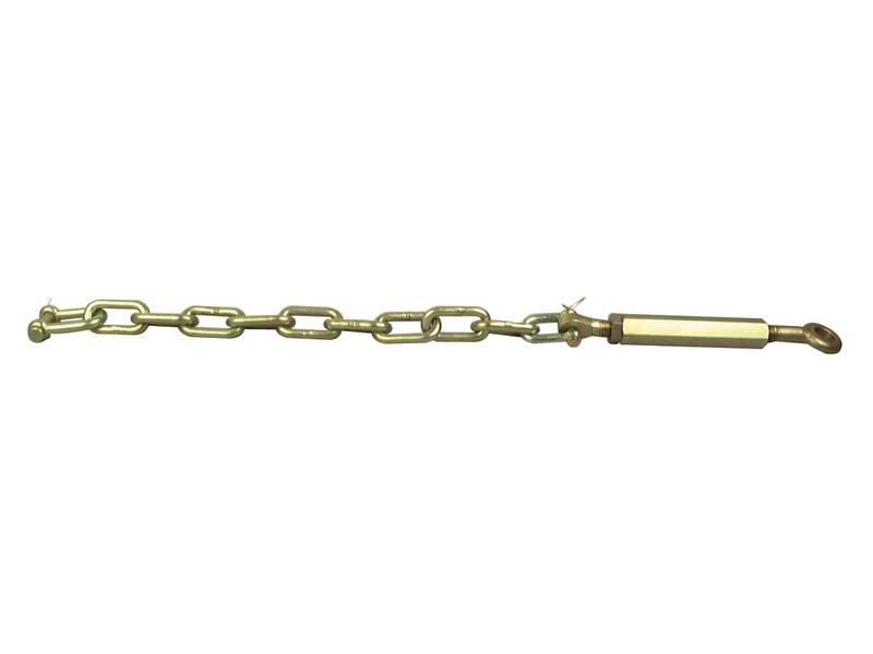 Stabiliser Chain - D-Shackle Ø12.5mm - Eyebolt Ø23mm - Min mm:840mm -  3/4 UNC