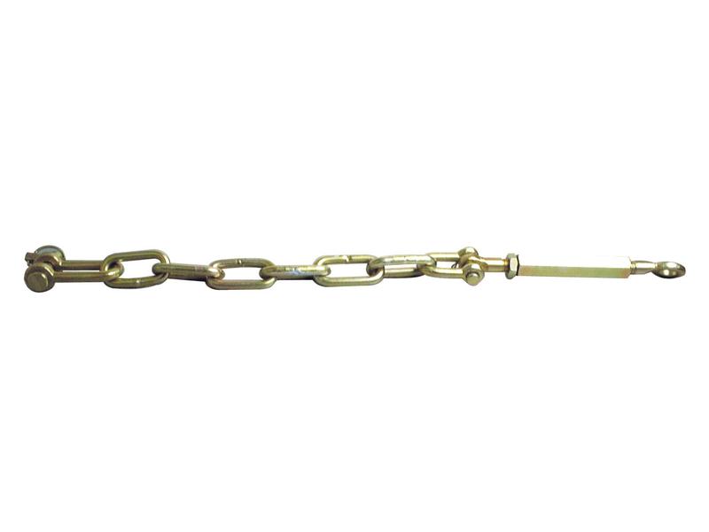 Stabiliser Chain - D-Shackle Ø19mm - Eyebolt Ø23mm - Min. Length:795mm -  3/4 UNC