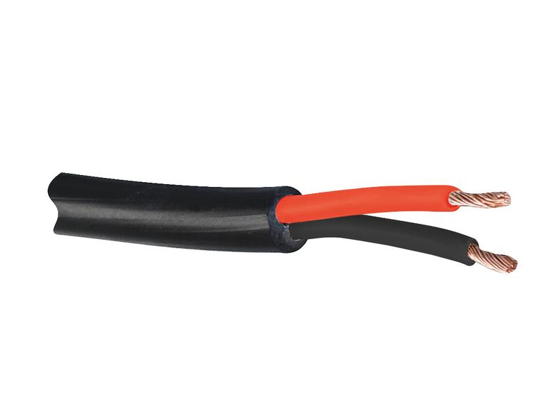 Kabel 2x2.5mm² (1m) Sort Billede 1