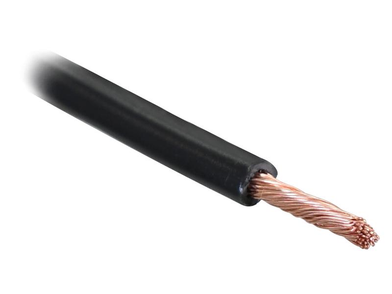 Kabel 1x16mm²  (1m) Sort Reel Billede 1