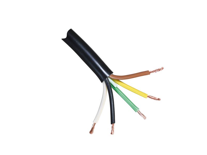 Kabel 5x1mm²  (1m) Sort Reel Billede 1