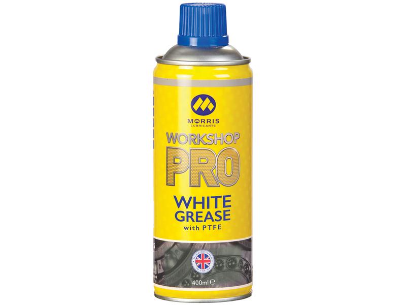White Spray Grease (PTFE)  400ml Image 1