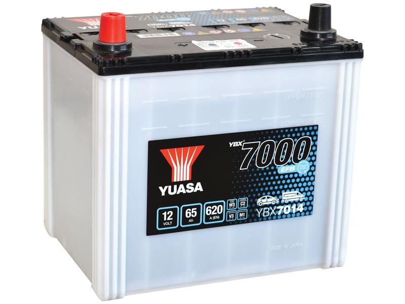 Yuasa YBX7014 12V 65Ah 620A EFB Start Stop Battery Image 1