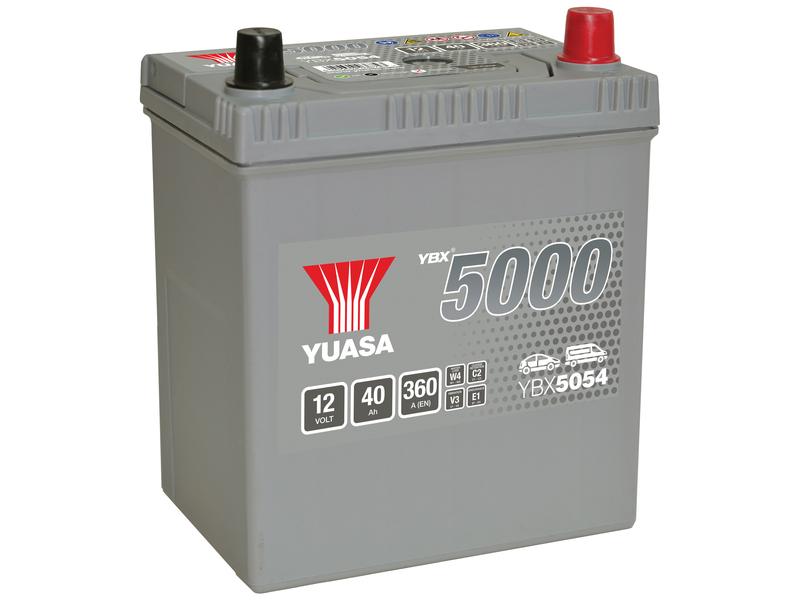 Yuasa YBX5054 12V 40Ah 360A High Performance SMF Battery Image 1