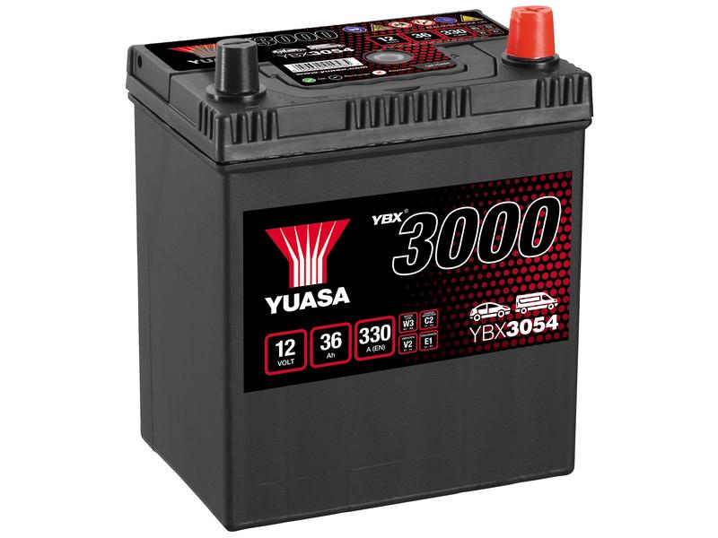 Yuasa YBX3054 12V 36Ah 330A SMF Battery Image 1
